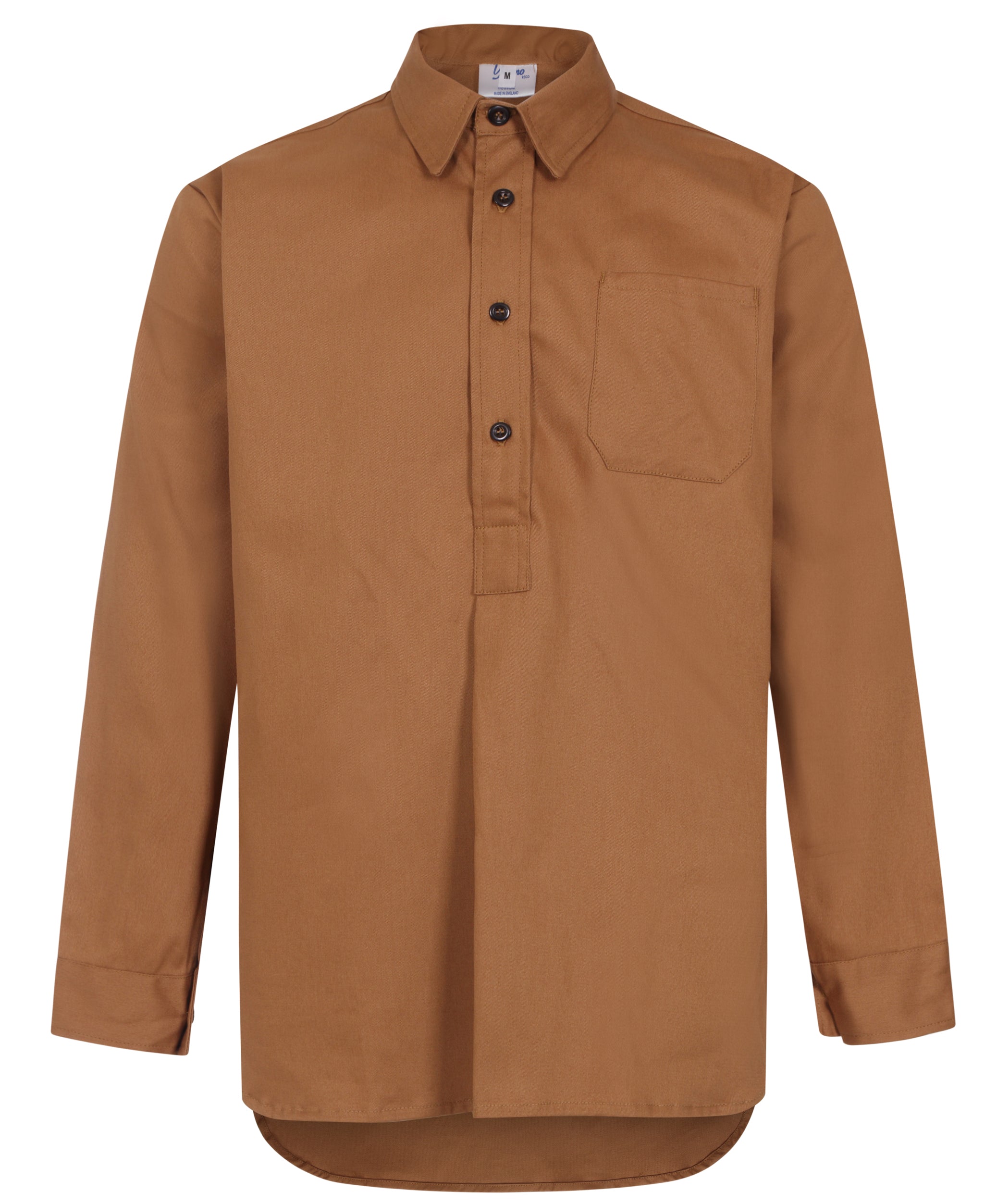 Yarmo Men's Long Sleeve Cotton Shirt, Khaki - SH011 – Yarmo Group